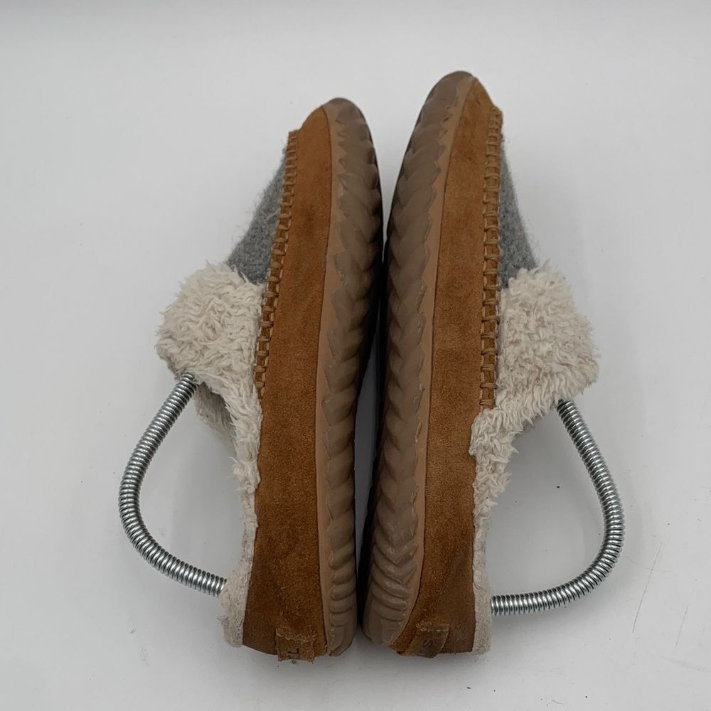 Sorel Out N About Cozy Slippers Brown Gray Womans Size 9.5 - Picture 8 of 10